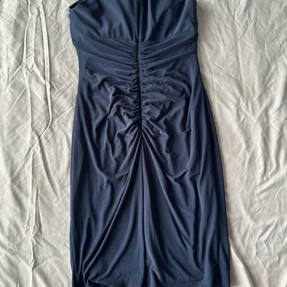 Cache Women’s Beaded Dress navy Size 6 - Picture 6 of 7